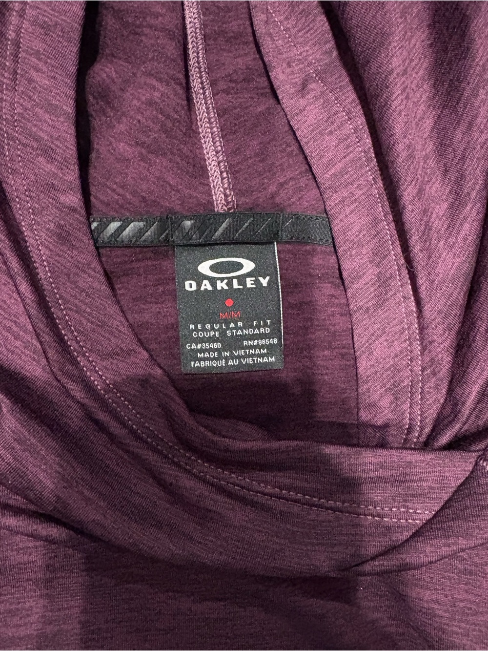 Oakley Women's Plum Hooded Pullover Sweatshirt - Picture 2 of 2